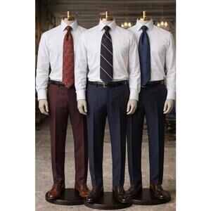 Lot of 3 Men’s VTG Y2K Silk Neckties Pierre Cardin Paris Sette & Bello Leonardo